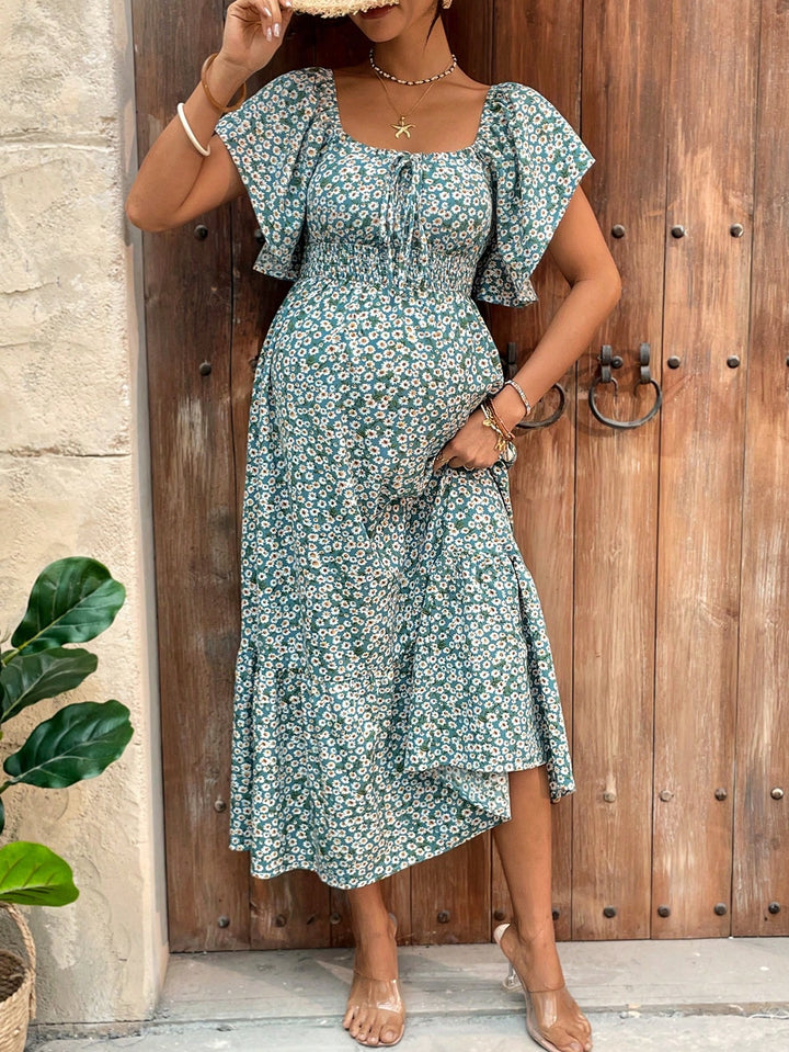 Rochie maxi SHEIN, verde