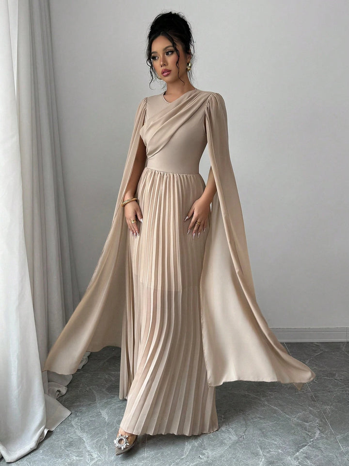 Rochie maxi SHEIN, bej