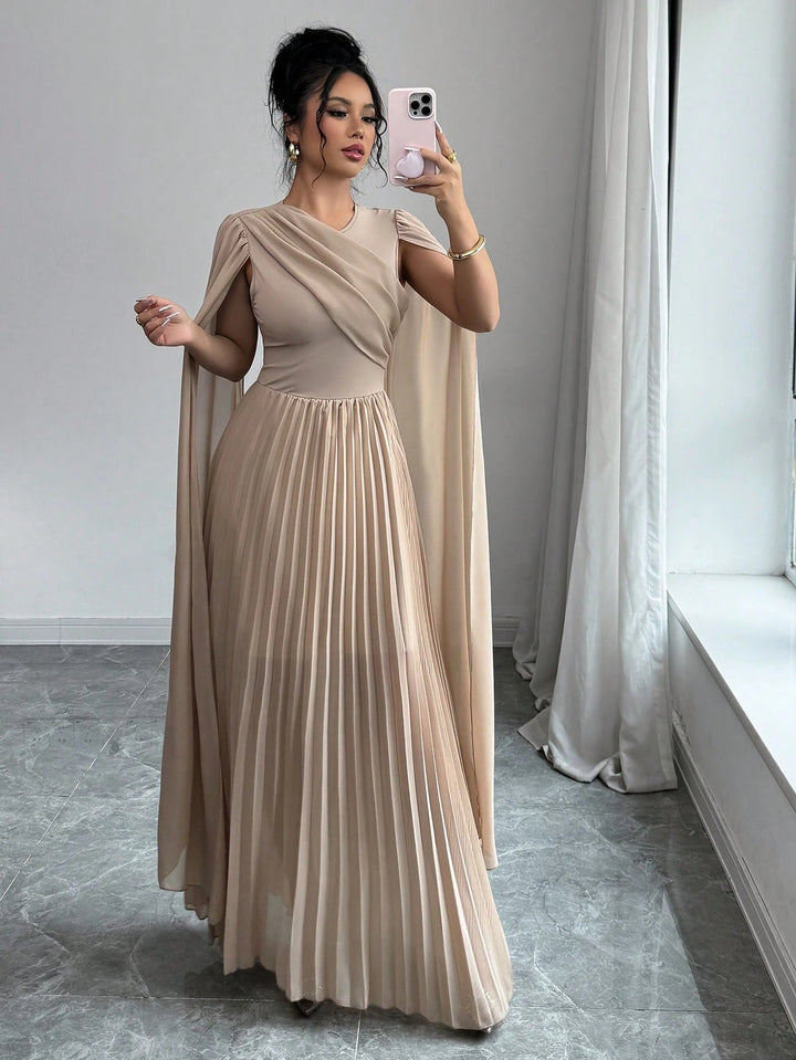 Rochie maxi SHEIN, bej