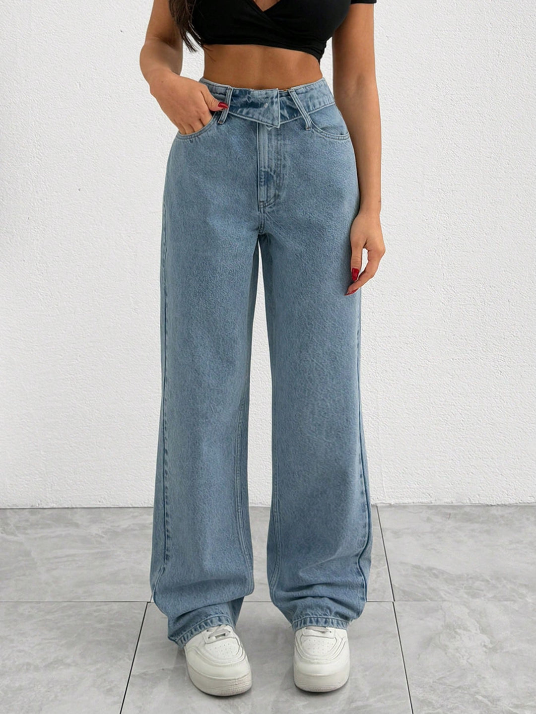 Jeans SHEIN, albastru