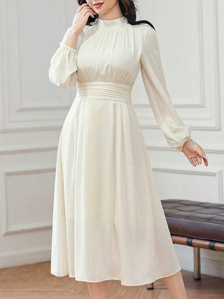 Rochie midi SHEIN, bej