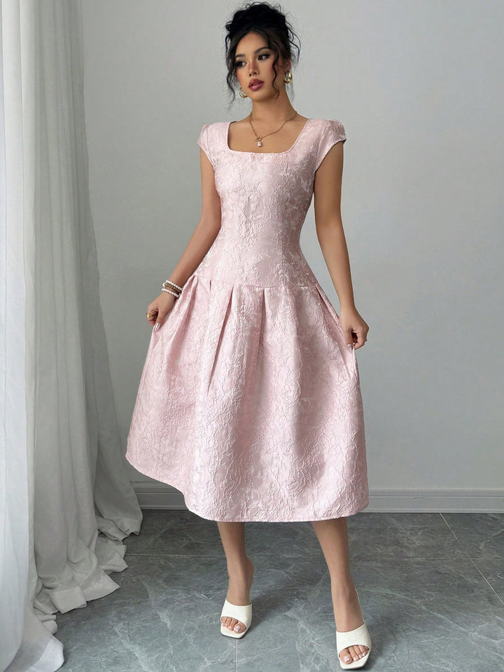 Rochie midi SHEIN, roz