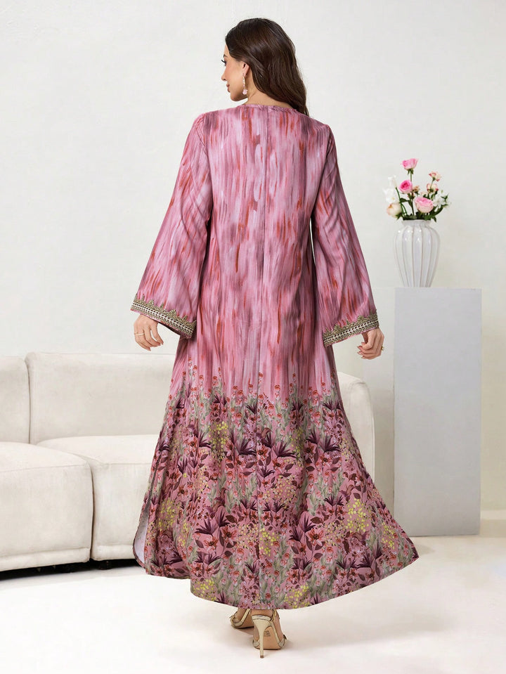 SHEIN maxi ruha, rózsaszín