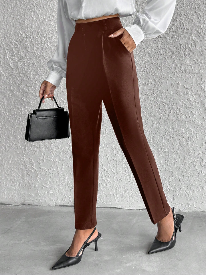 Pantaloni SHEIN, maro