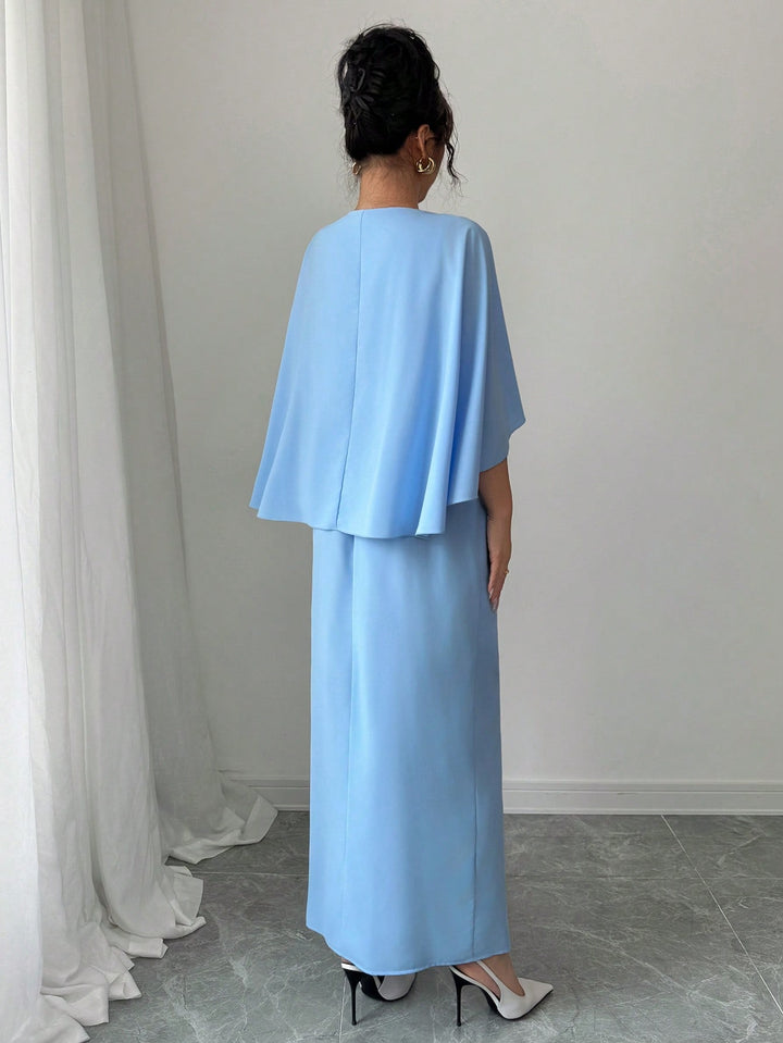 Rochie maxi SHEIN, albastru