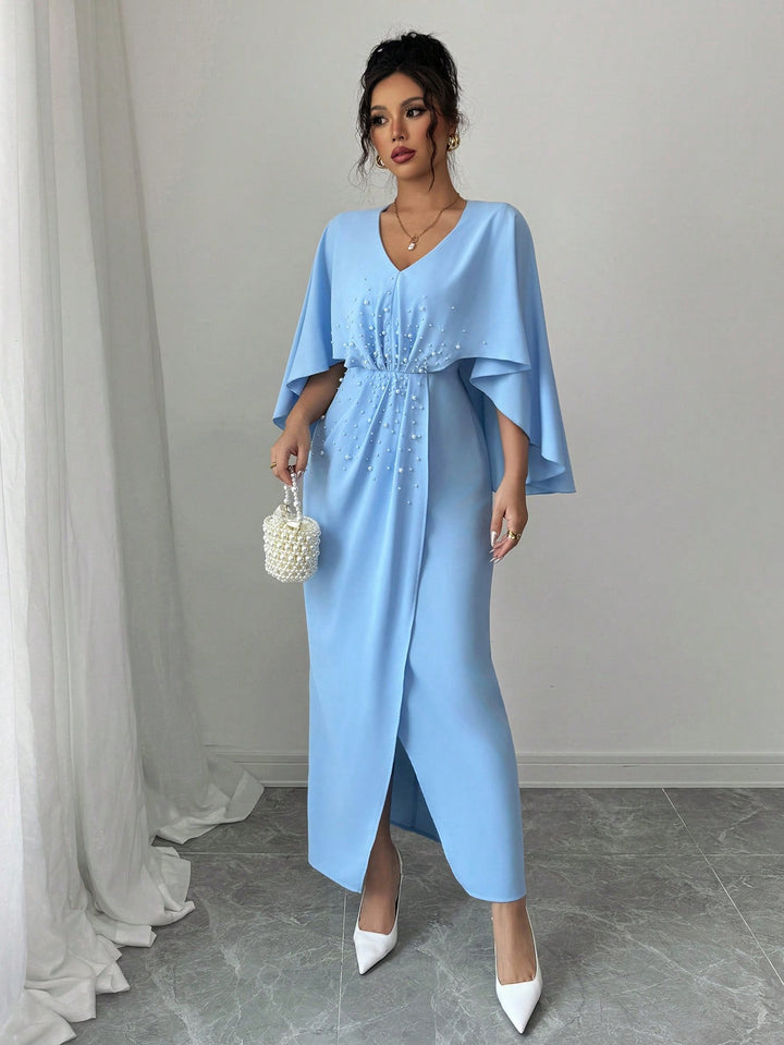 Rochie maxi SHEIN, albastru