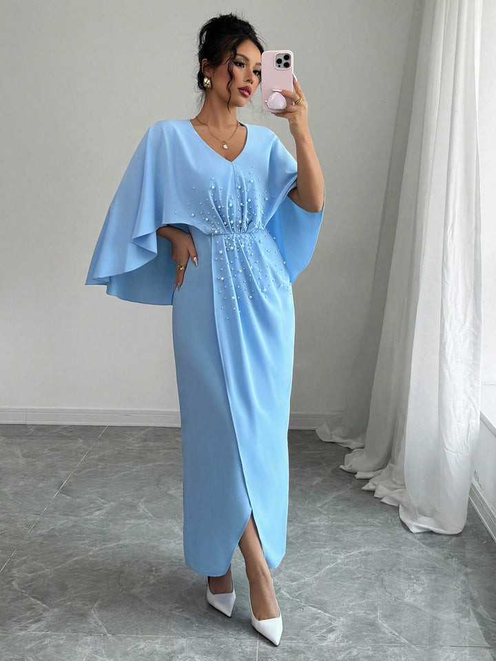 Rochie maxi SHEIN, albastru