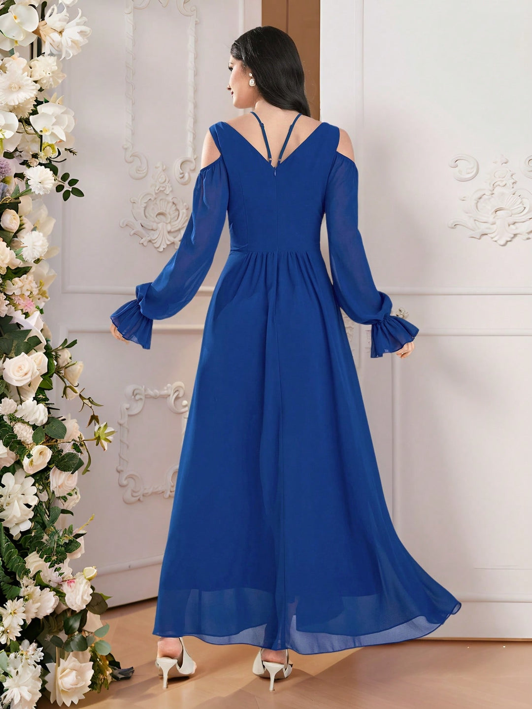 Rochie maxi SHEIN, albastru