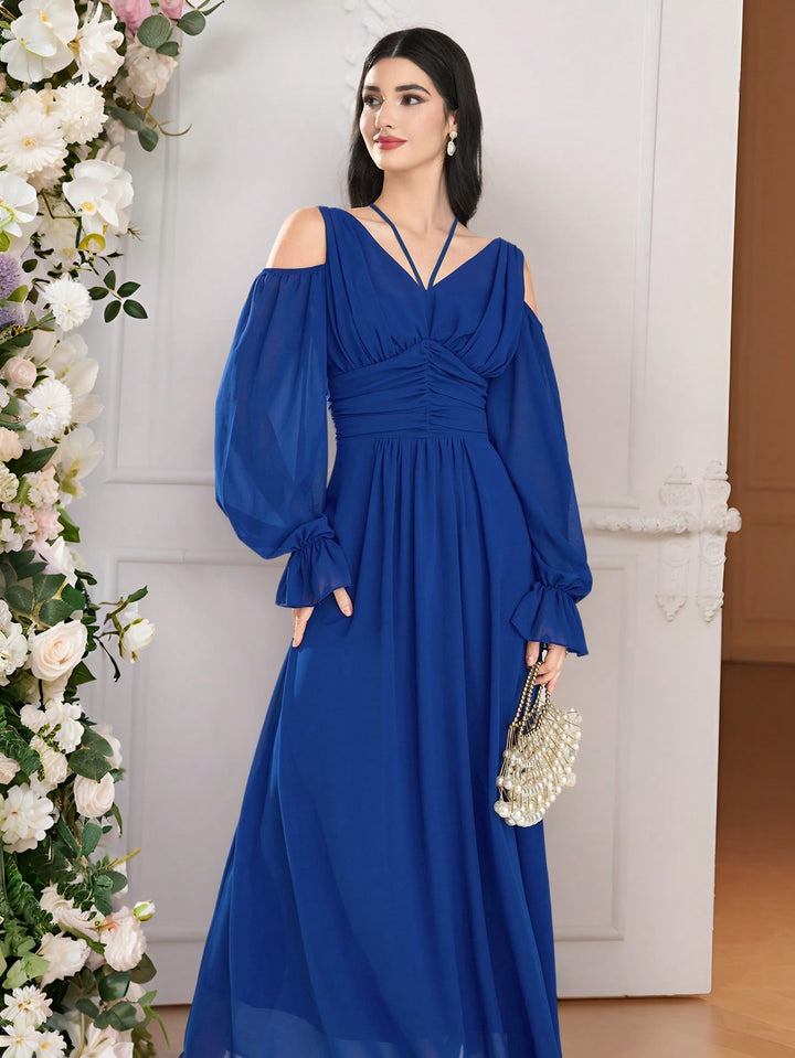 Rochie maxi SHEIN, albastru