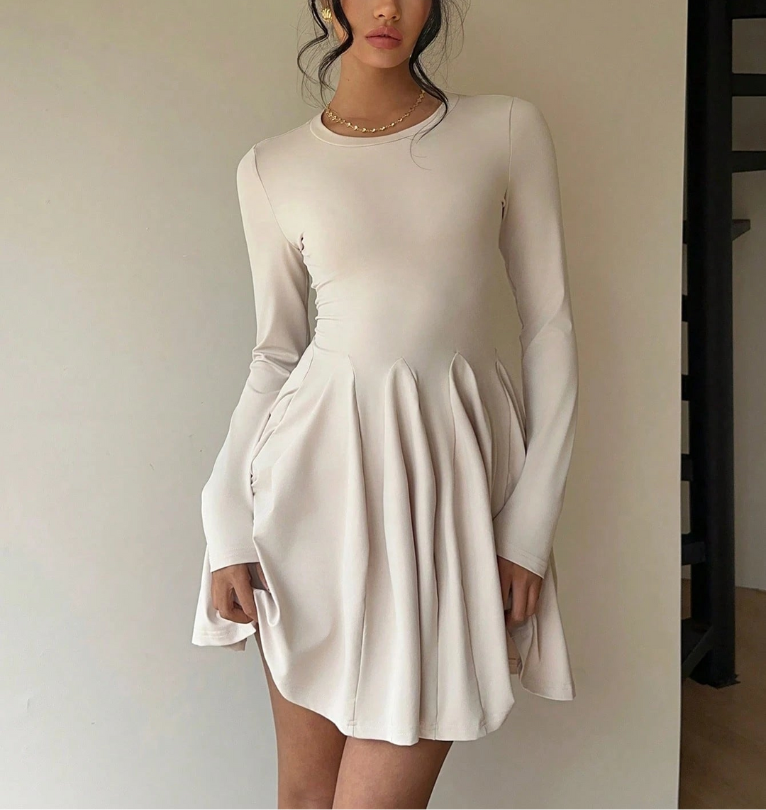 Shein bézs miniruha