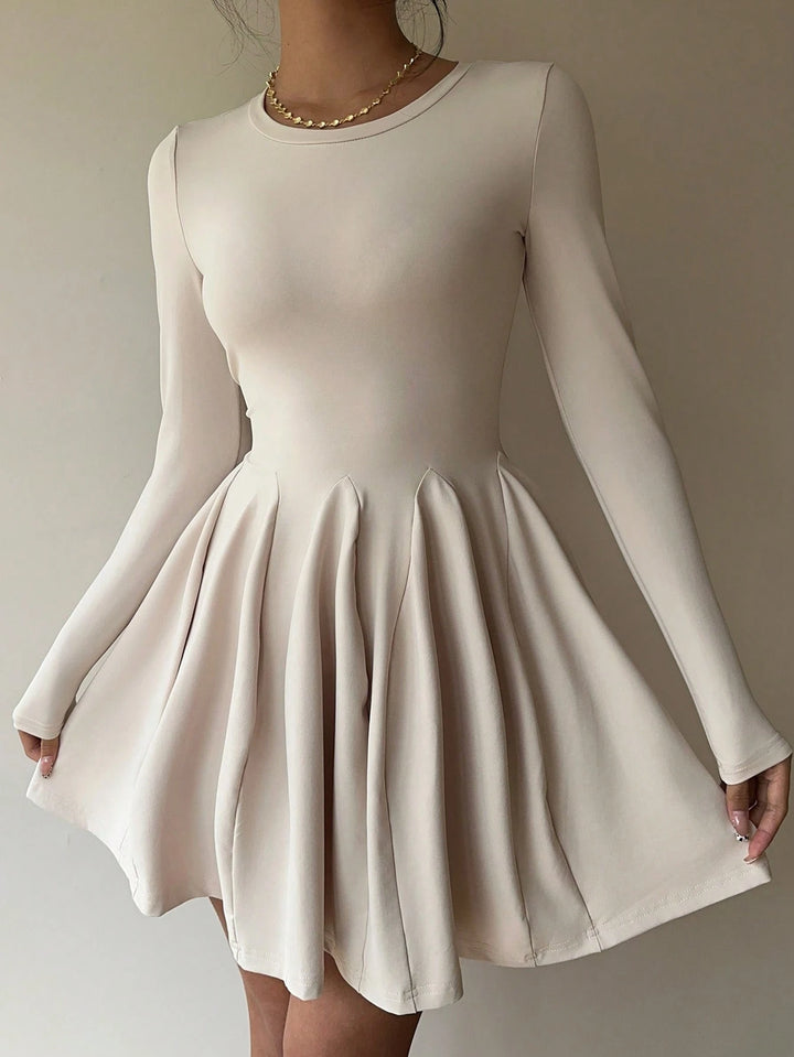 Shein bézs miniruha