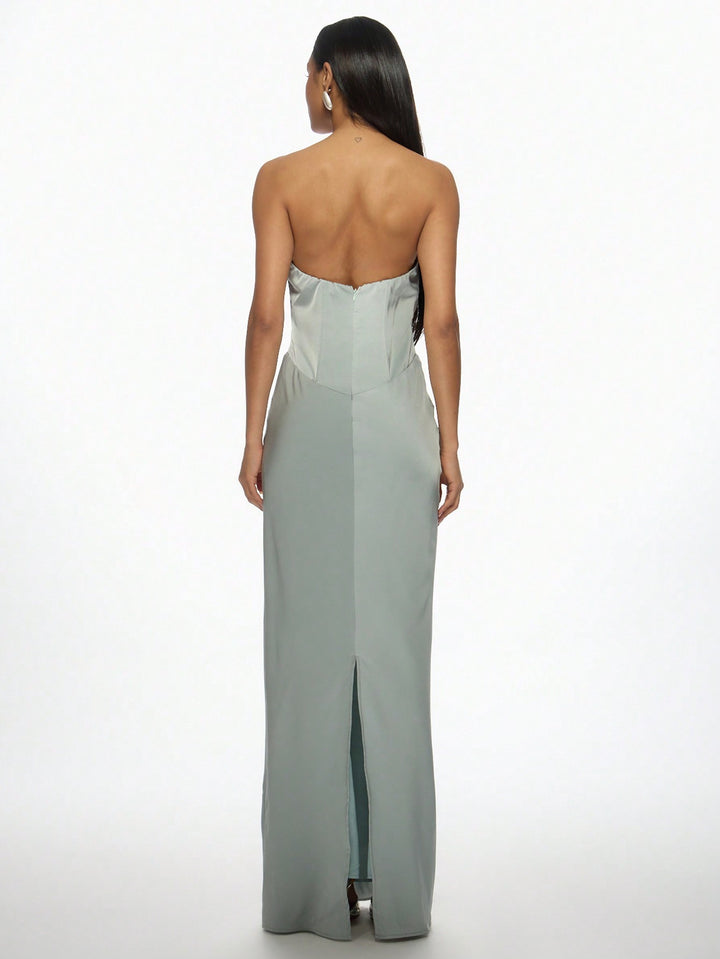 Rochie maxi Shein, verde