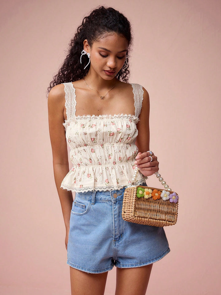 Top SHEIN, portocaliu
