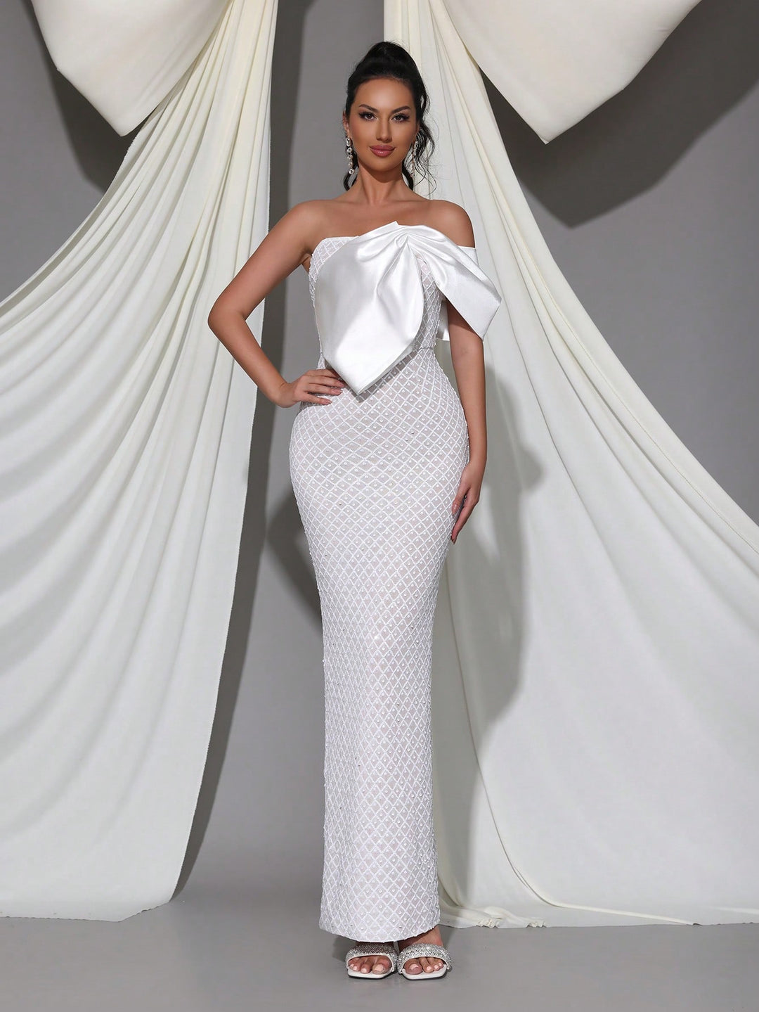 Rochie SHEIN, alb