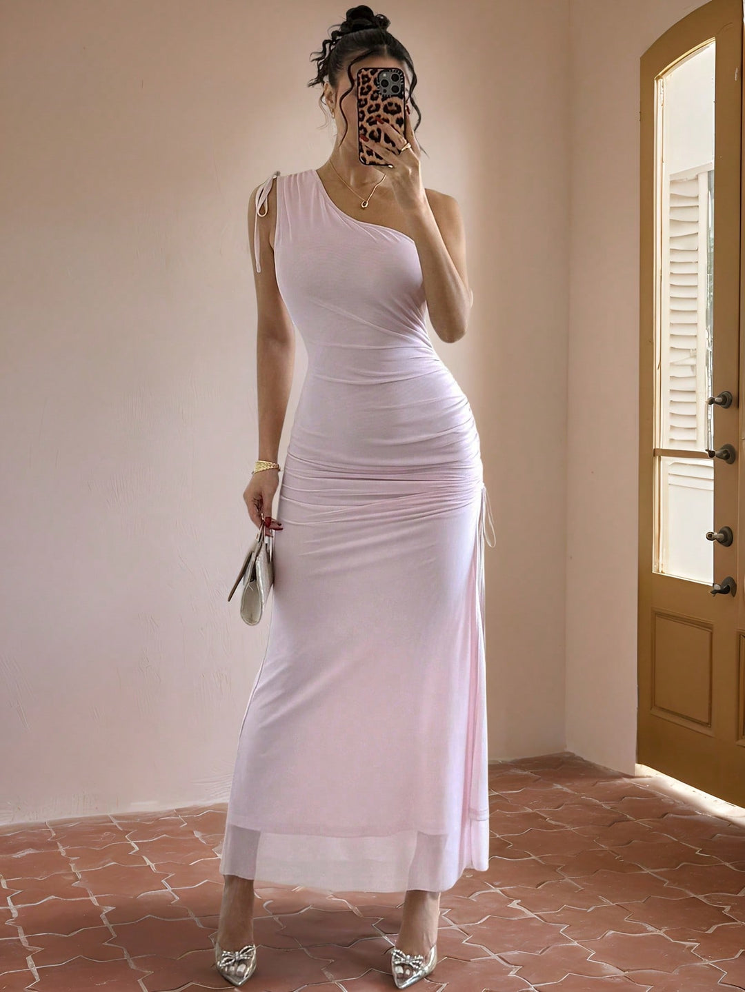 Rochie maxi SHEIN, roz