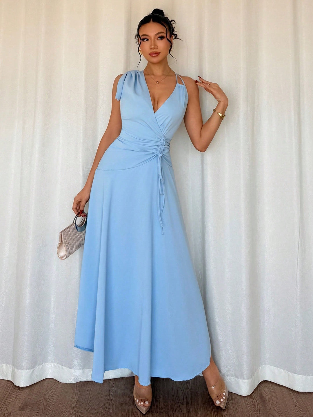 Rochie maxi SHEIN, albastru