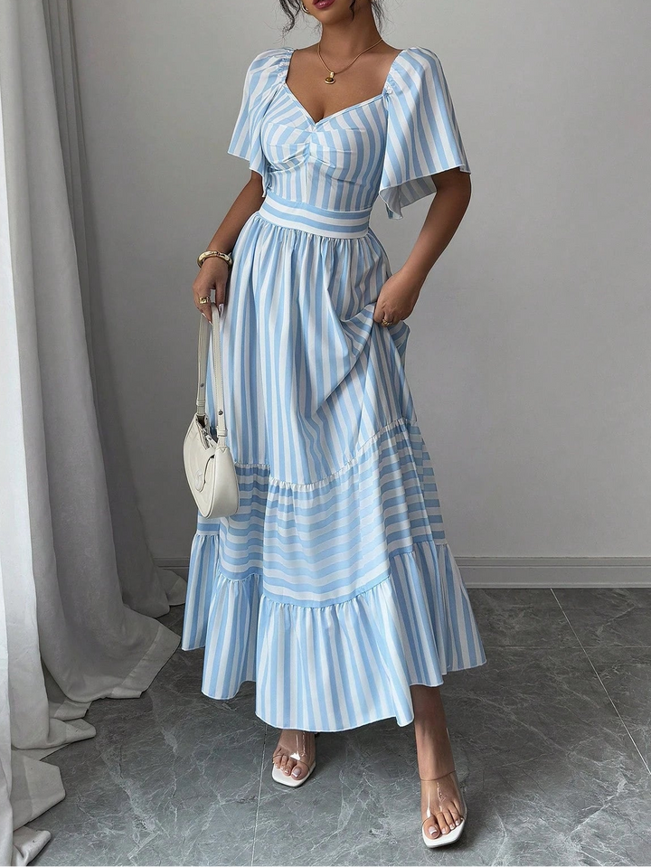 Rochie maxi Shein, mix culori