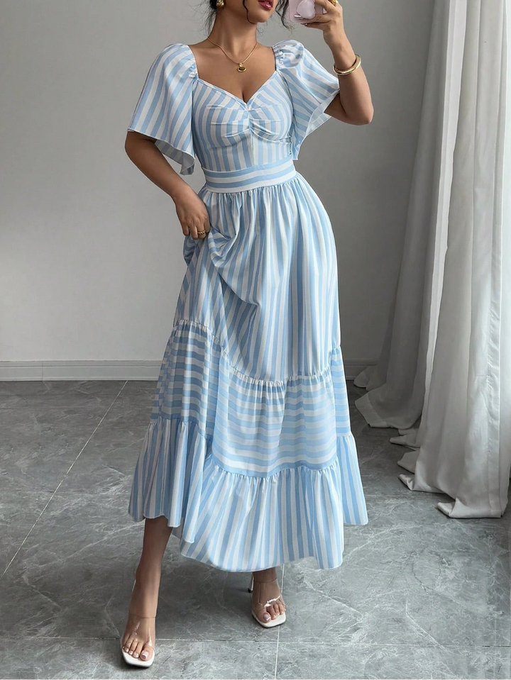 Rochie maxi Shein, mix culori