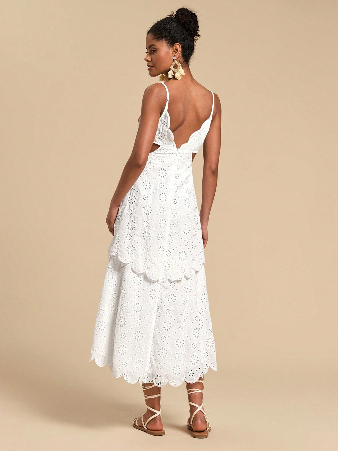 Rochie maxi SHEIN, alb