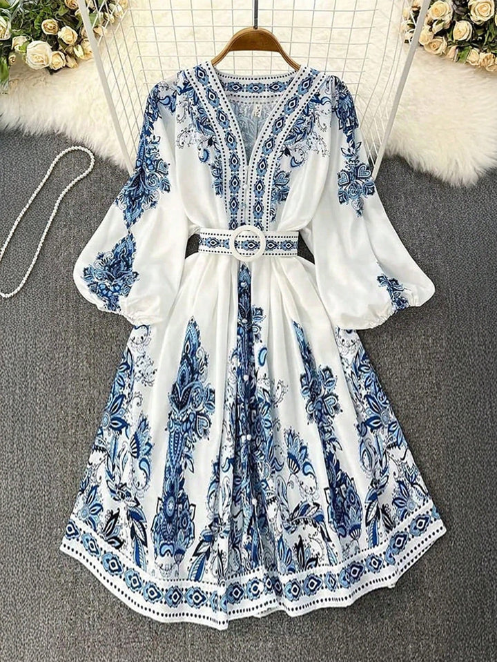 Rochie midi SHEIN, albastru