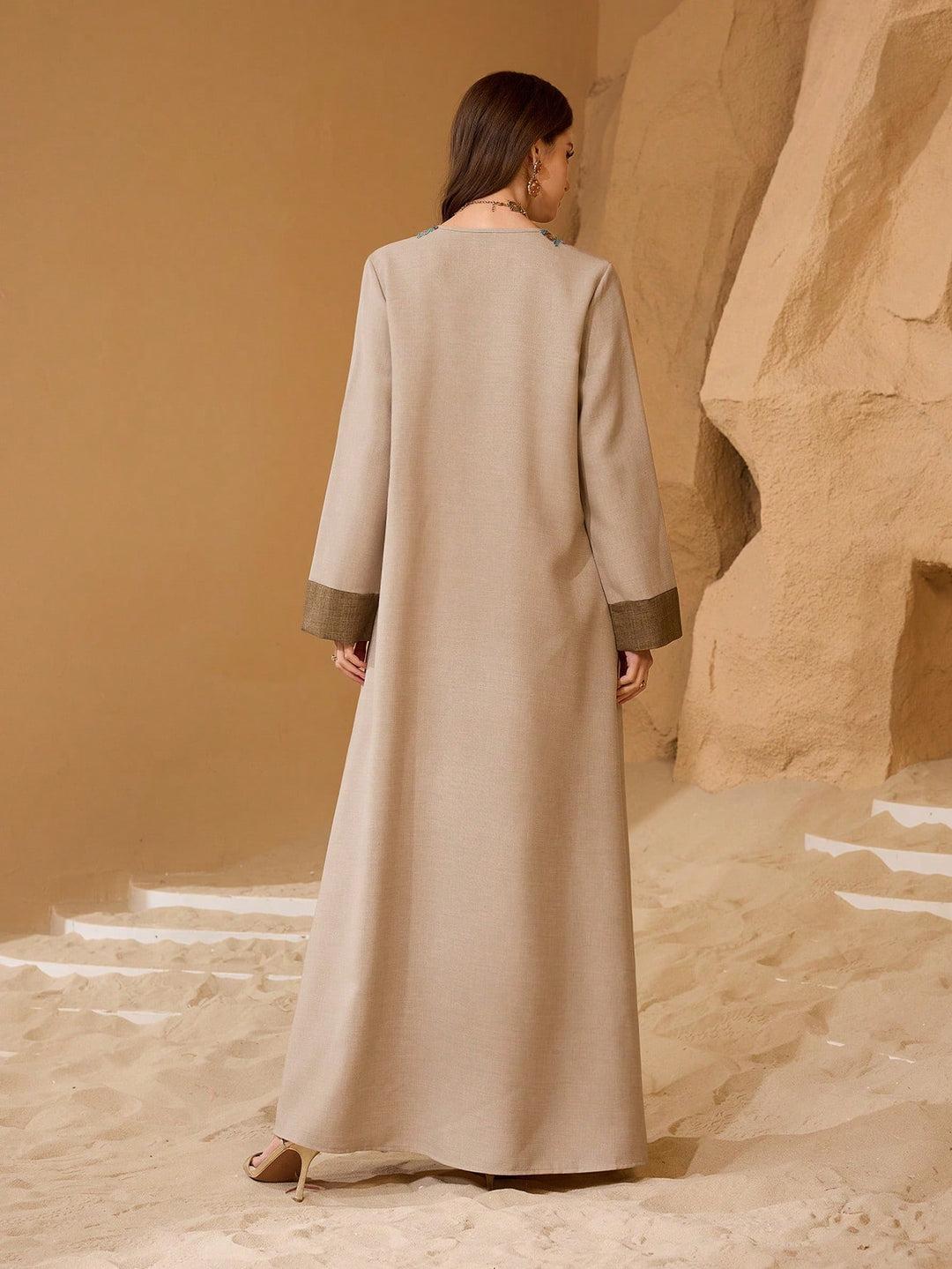 Rochie SHEIN, kaki