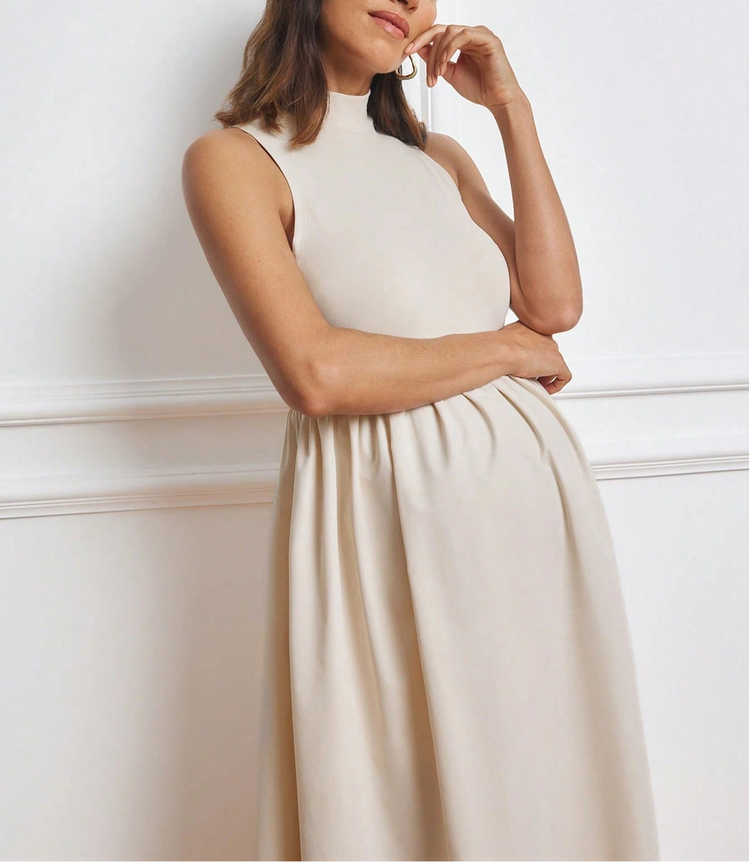 SHEIN maxi ruha, bézs