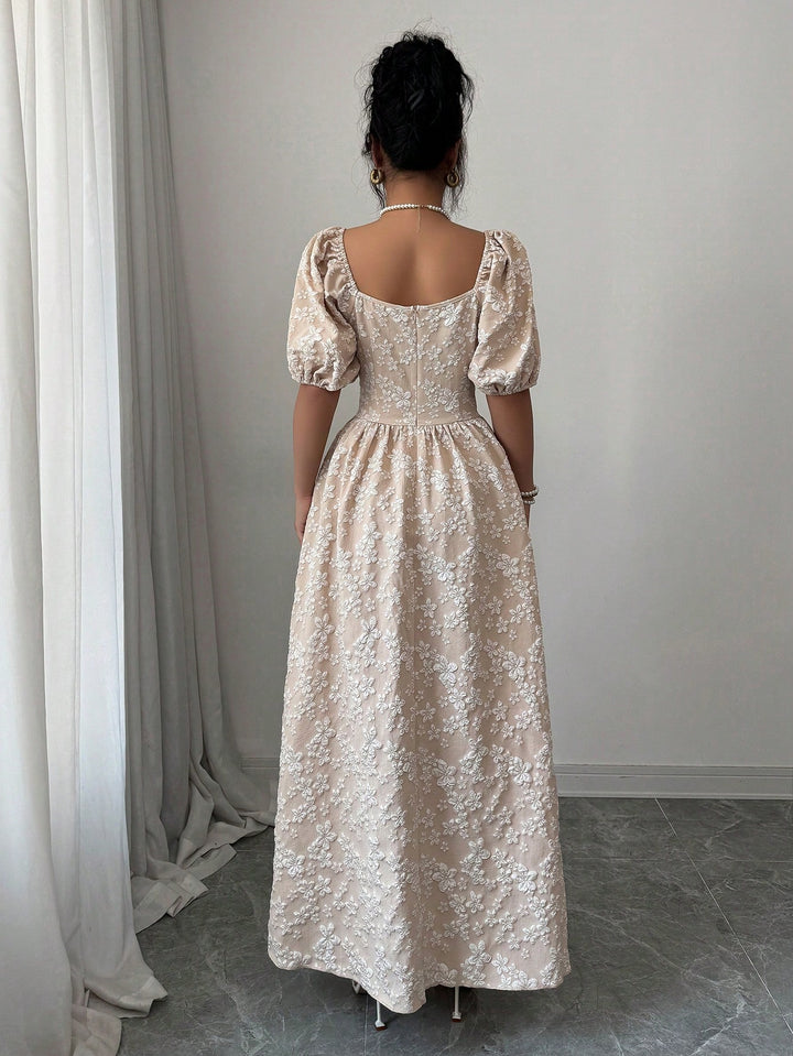 SHEIN maxi ruha, bézs
