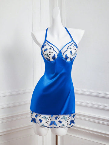Rochie de noapte SHEIN, albastru