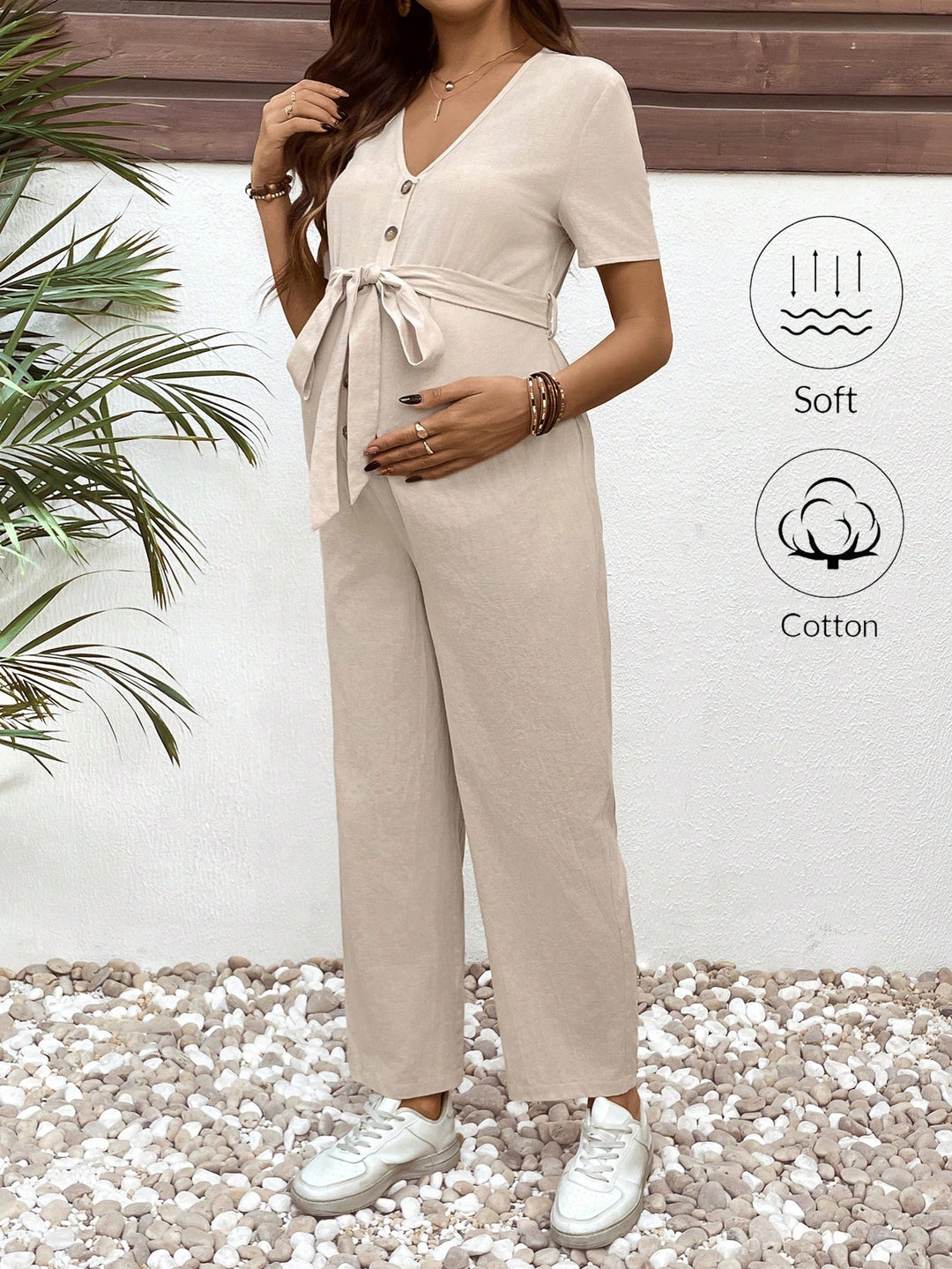 SHEIN overál, khaki