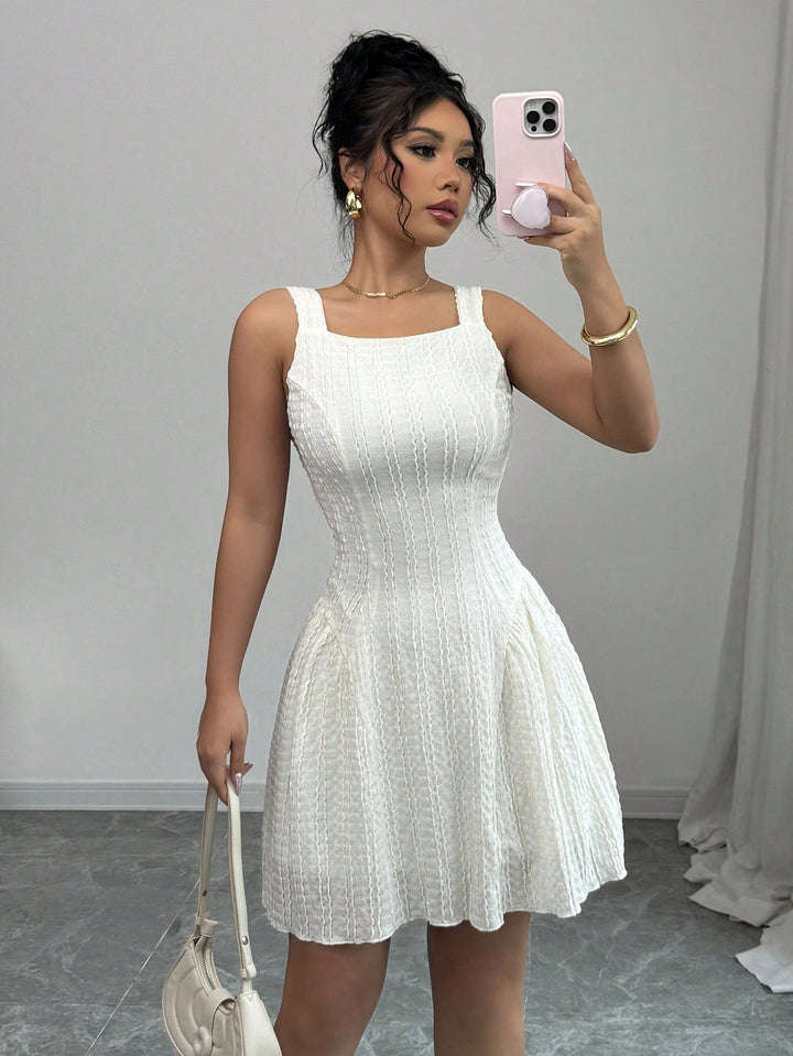Rochie scurtă SHEIN, bej