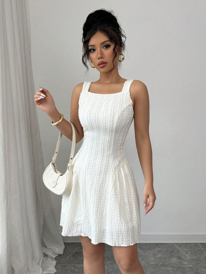 Rochie scurtă SHEIN, bej
