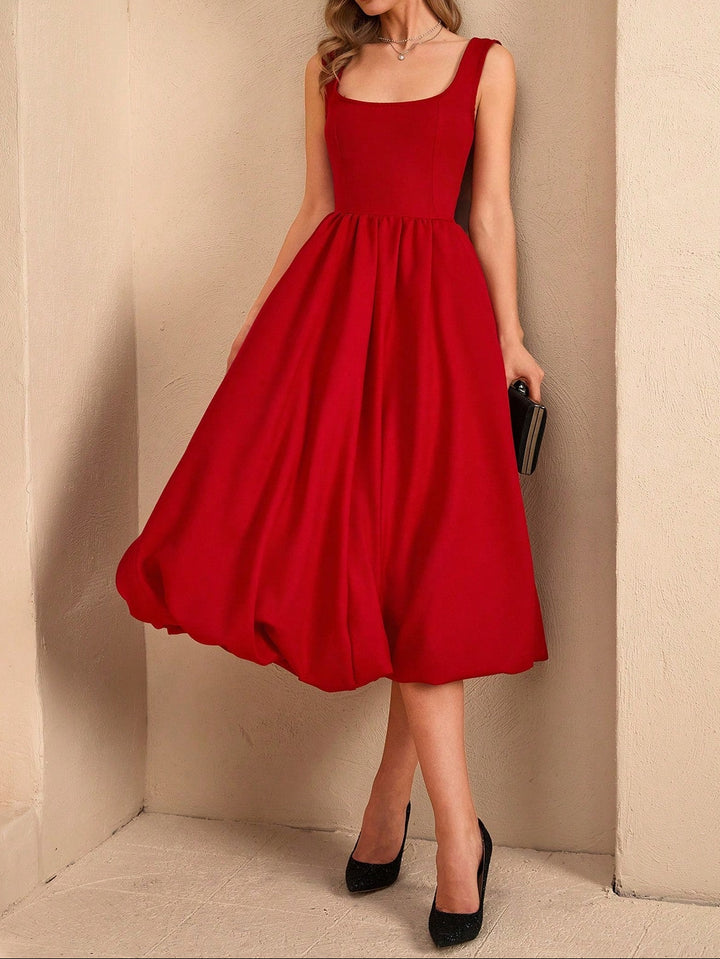 Shein piros midiruha
