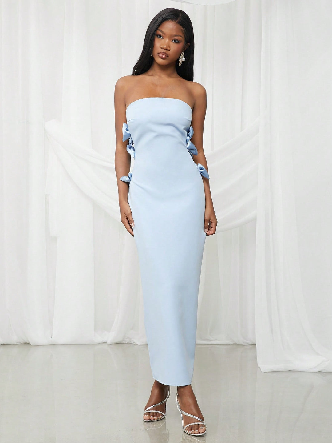Rochie maxi SHEIN, albastru