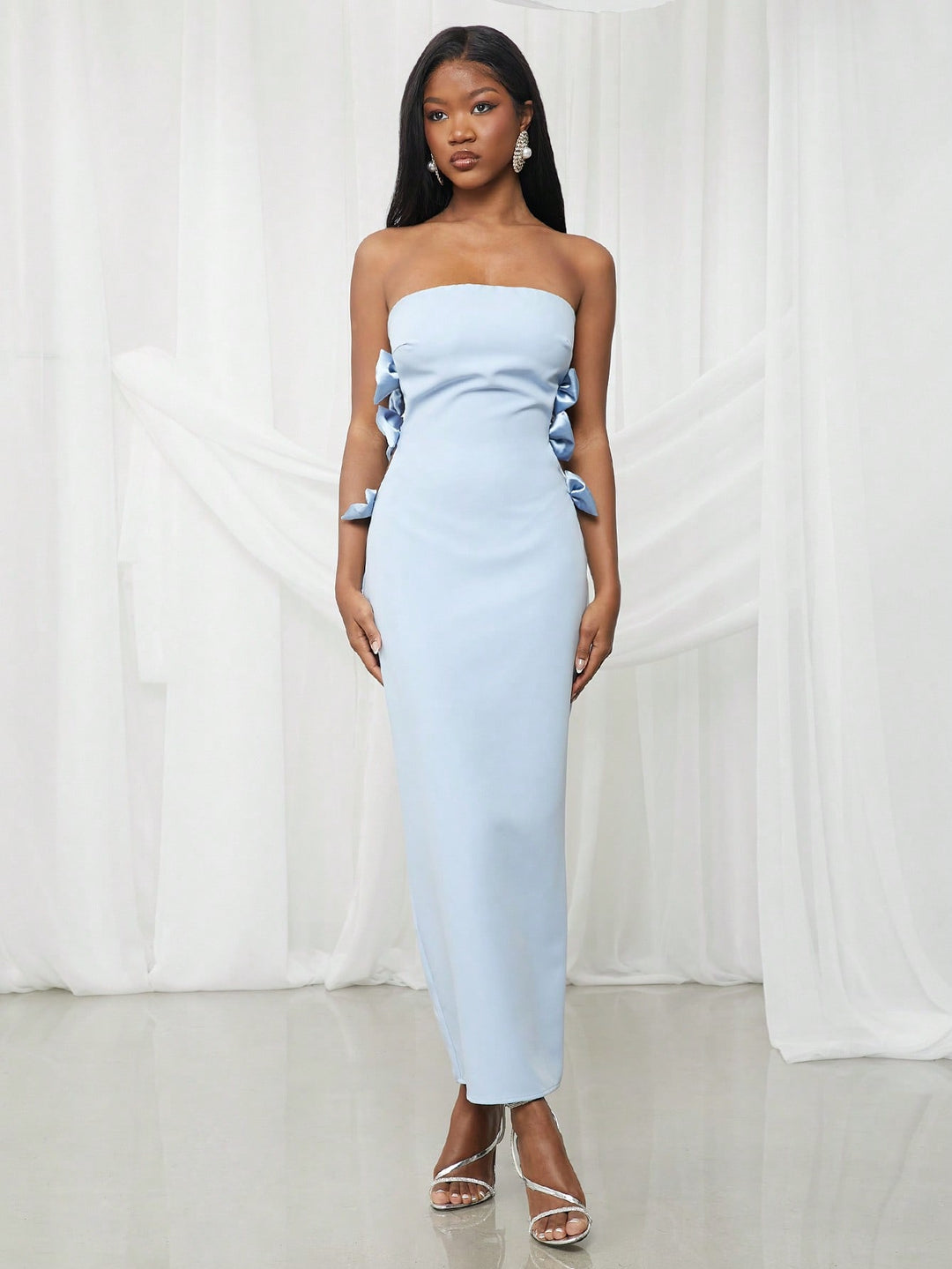 Rochie maxi SHEIN, albastru