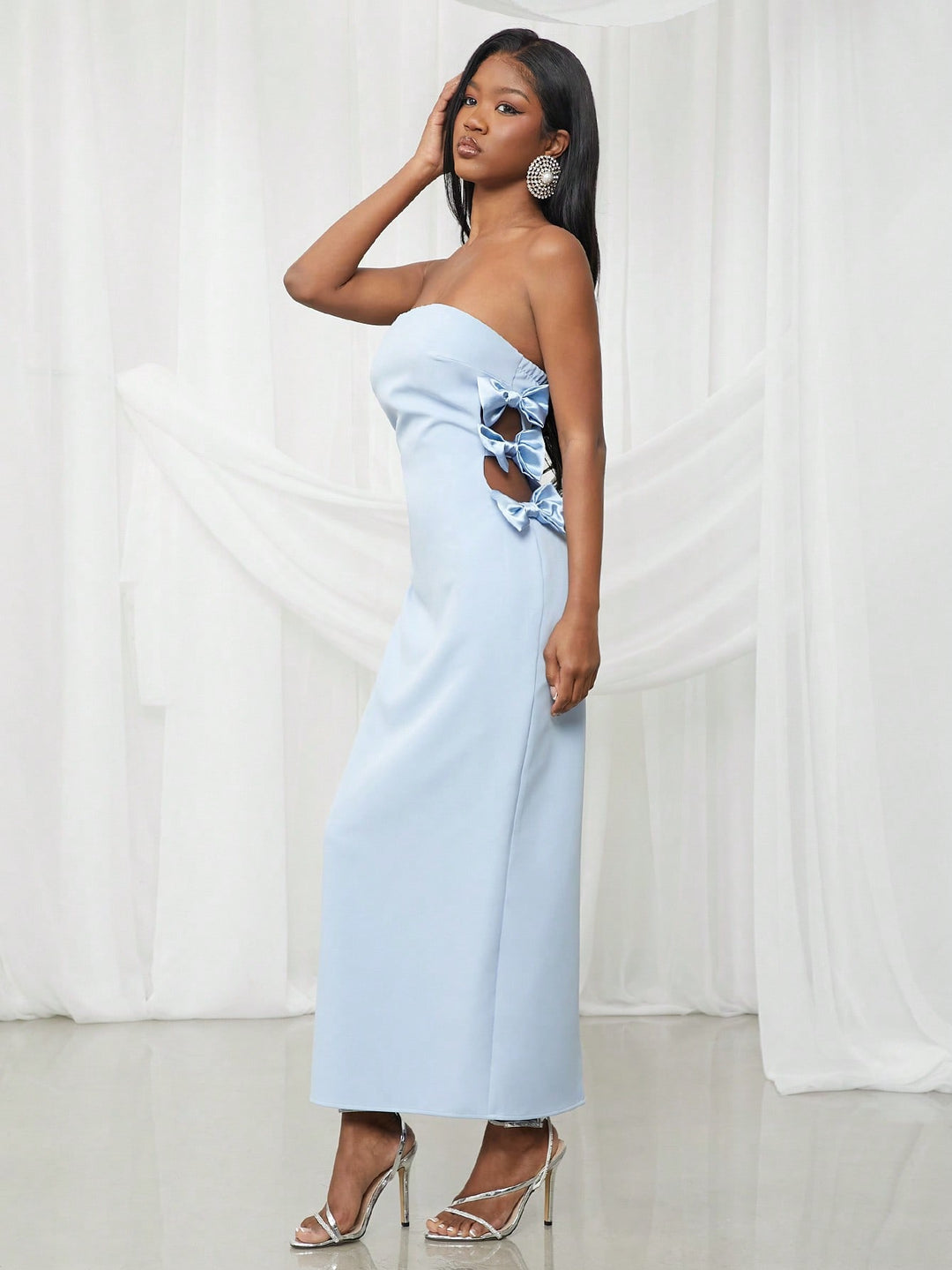 Rochie maxi SHEIN, albastru