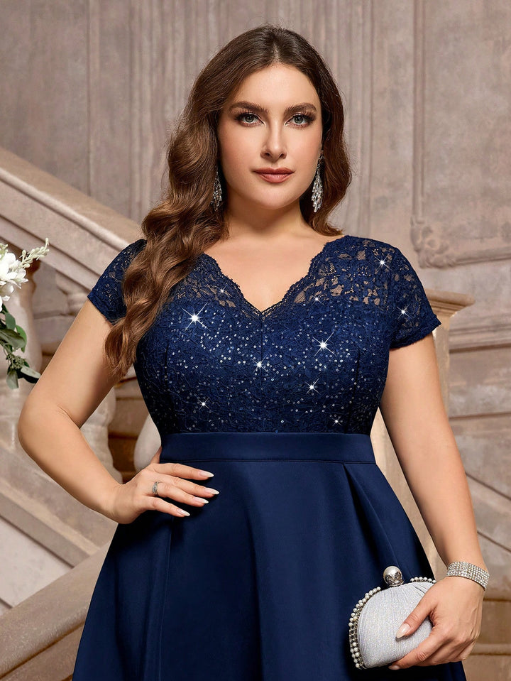Rochie midi SHEIN, albastru