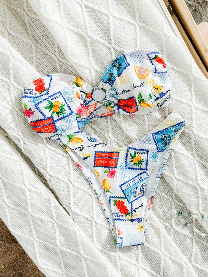 SHEIN bikini szett, fehér