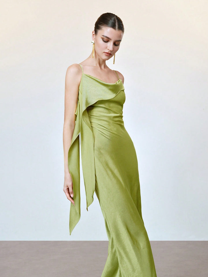 Rochie maxi SHEIN, verde