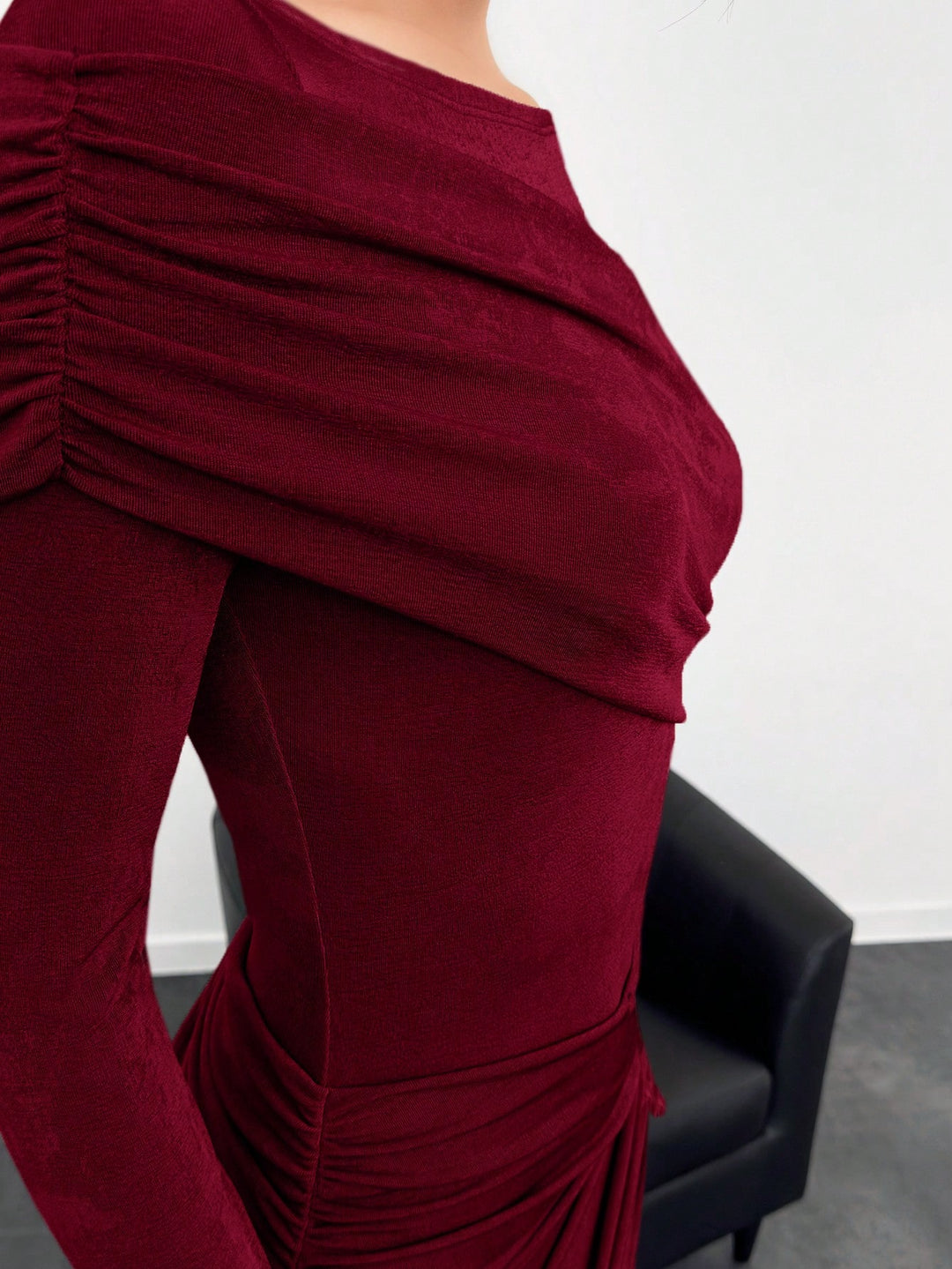 Rochie maxi SHEIN, vișiniu