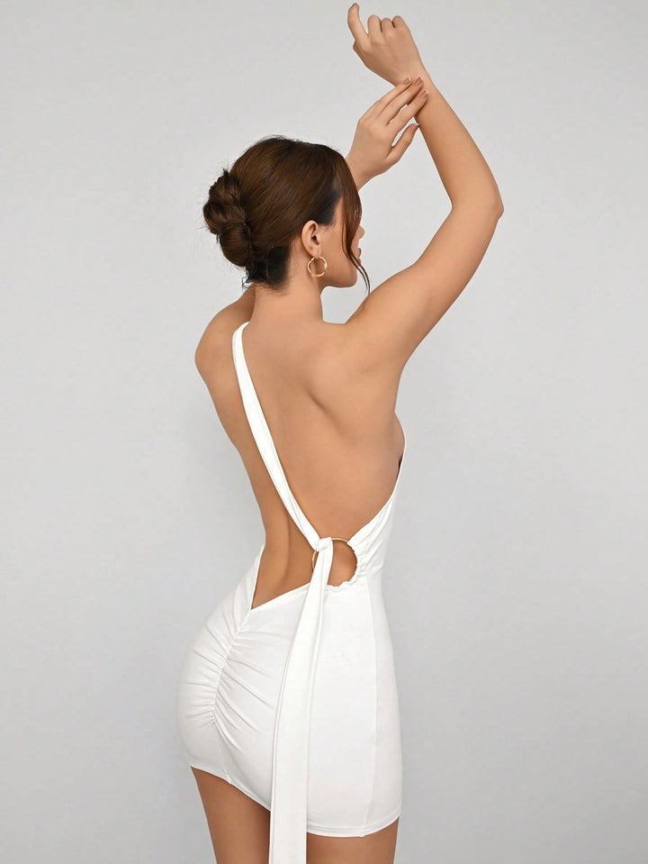 Rochie mini SHEIN, alb