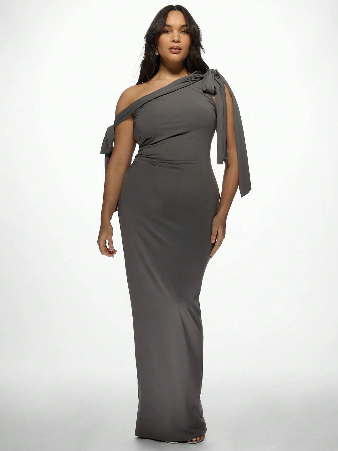 Rochie maxi SHEIN, gri