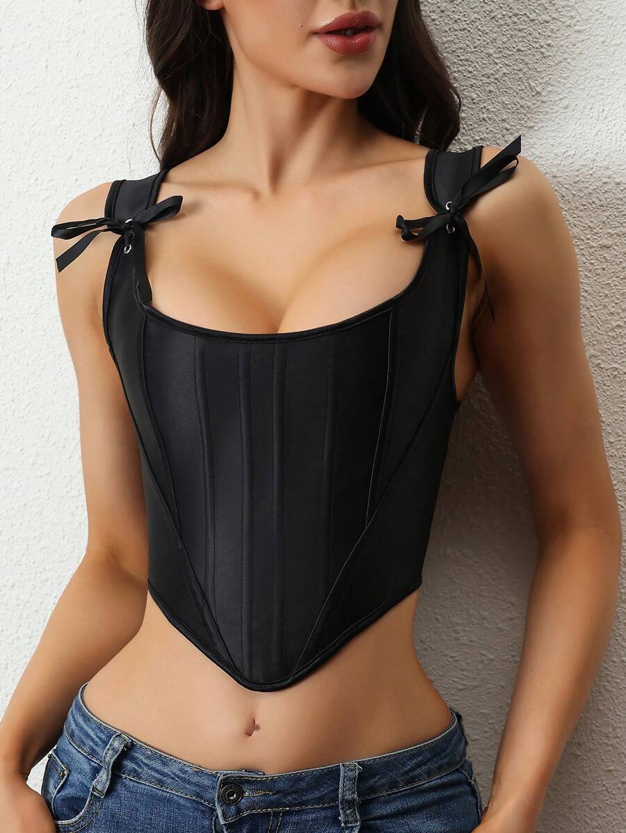 Top SHEIN, negru