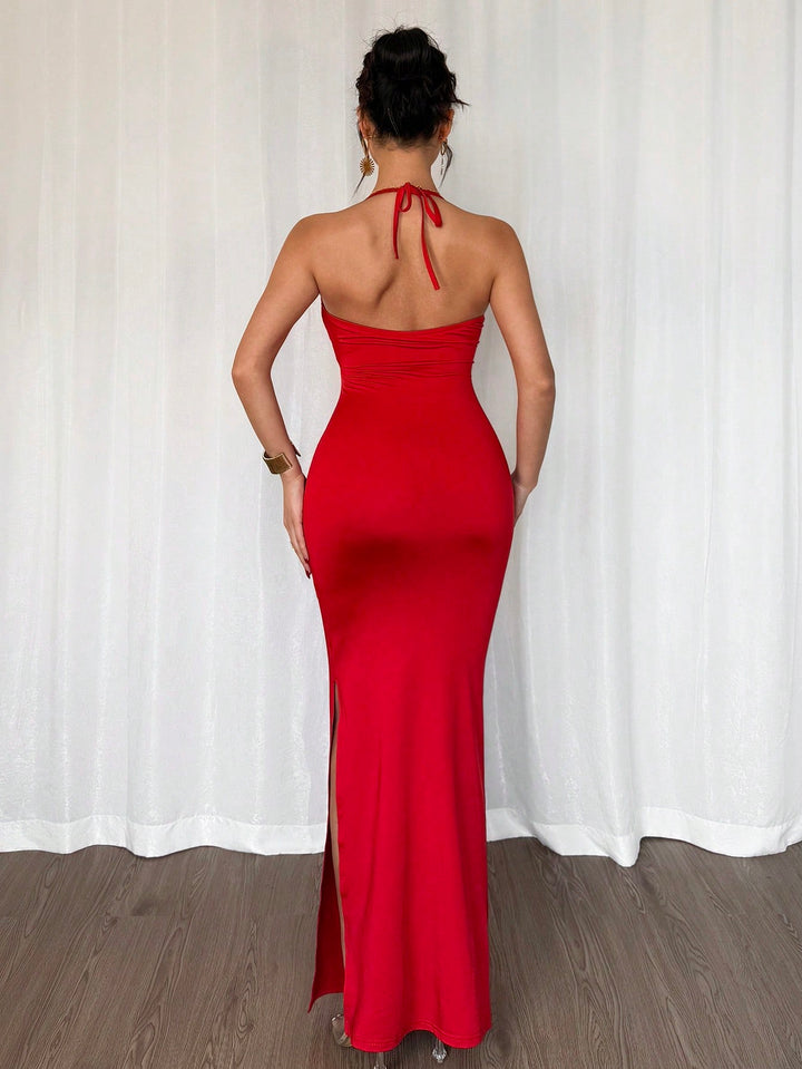 Rochie maxi SHEIN, roșu