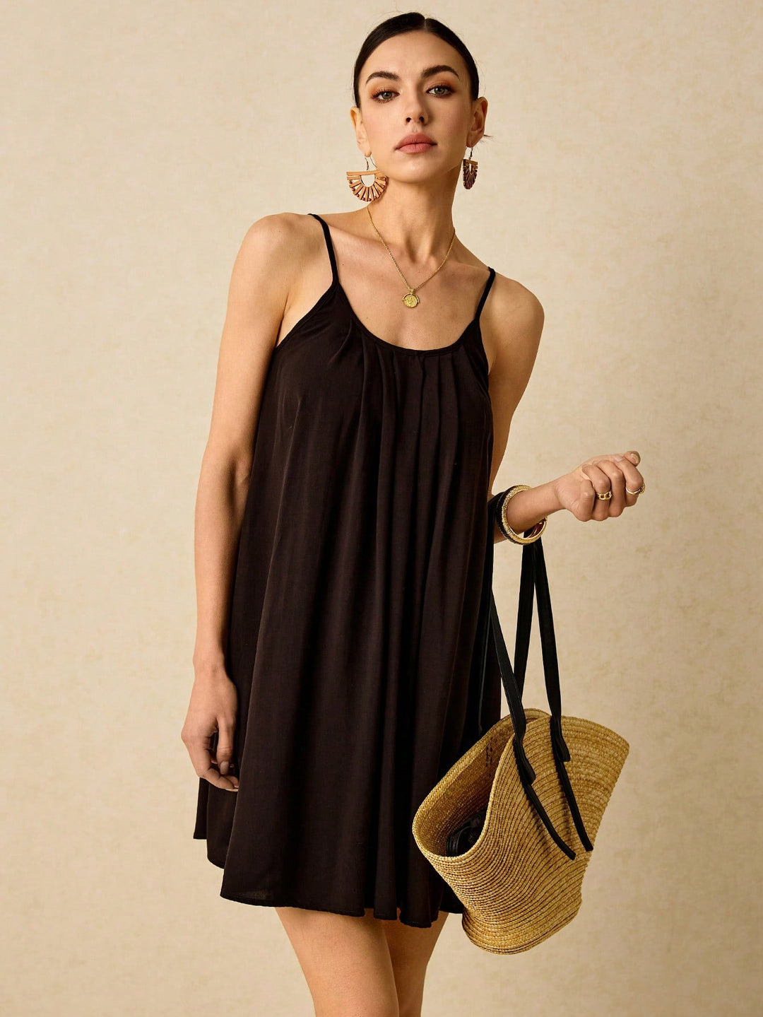 Rochie mini SHEIN, negru