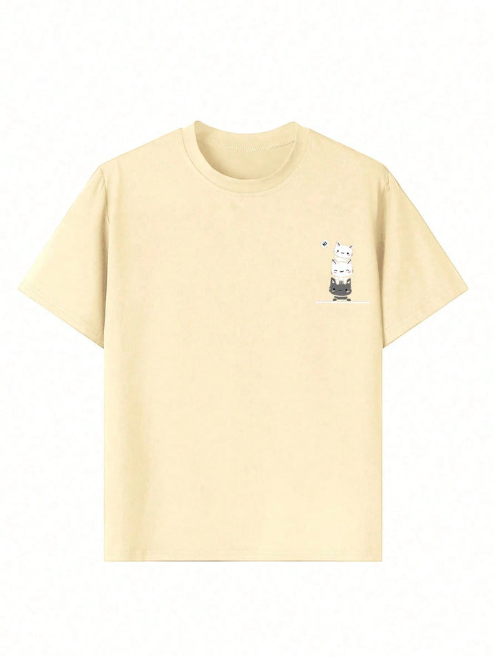 Tricou SHEIN, crem