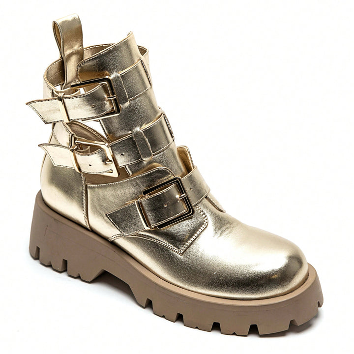 Botine SHEIN, auriu