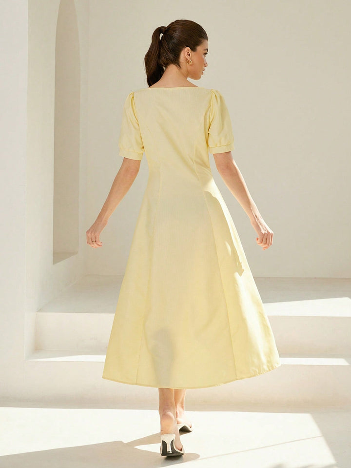 Rochie maxi SHEIN, galben