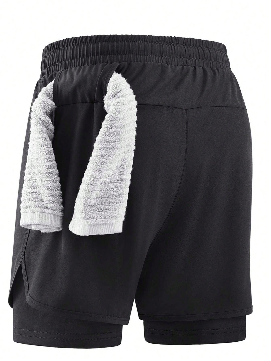 Pantaloni scurți SHEIN, negru
