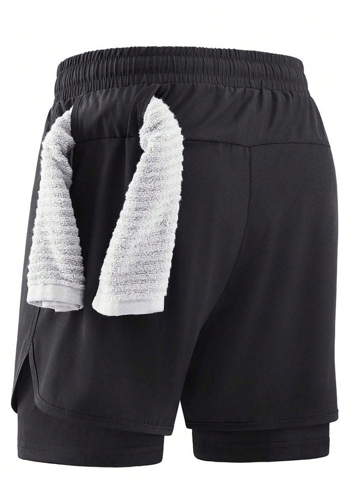Pantaloni scurți SHEIN, negru