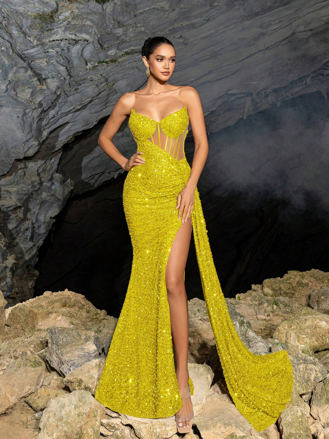 Rochie SHEIN, galben